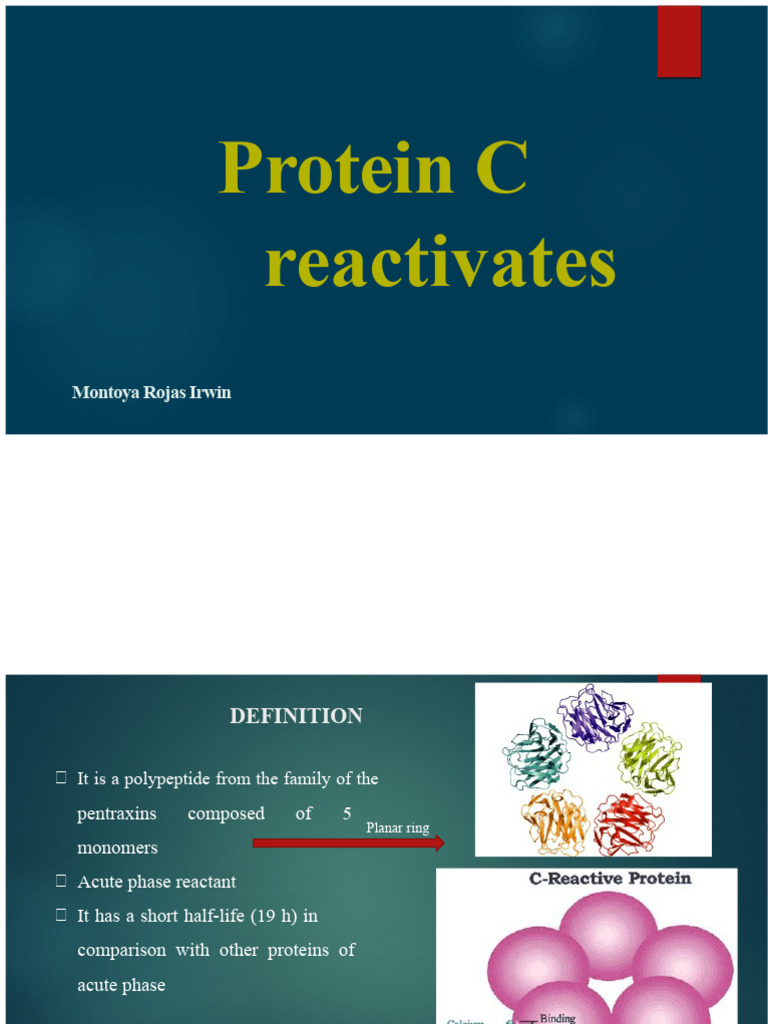 C-Reactive Protein | PDF | C Reactive Protein | Diseases And Disorders