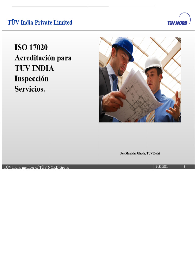 Acreditación ISO 17020 para Inspección | PDF | Sistema de manejo de calidad