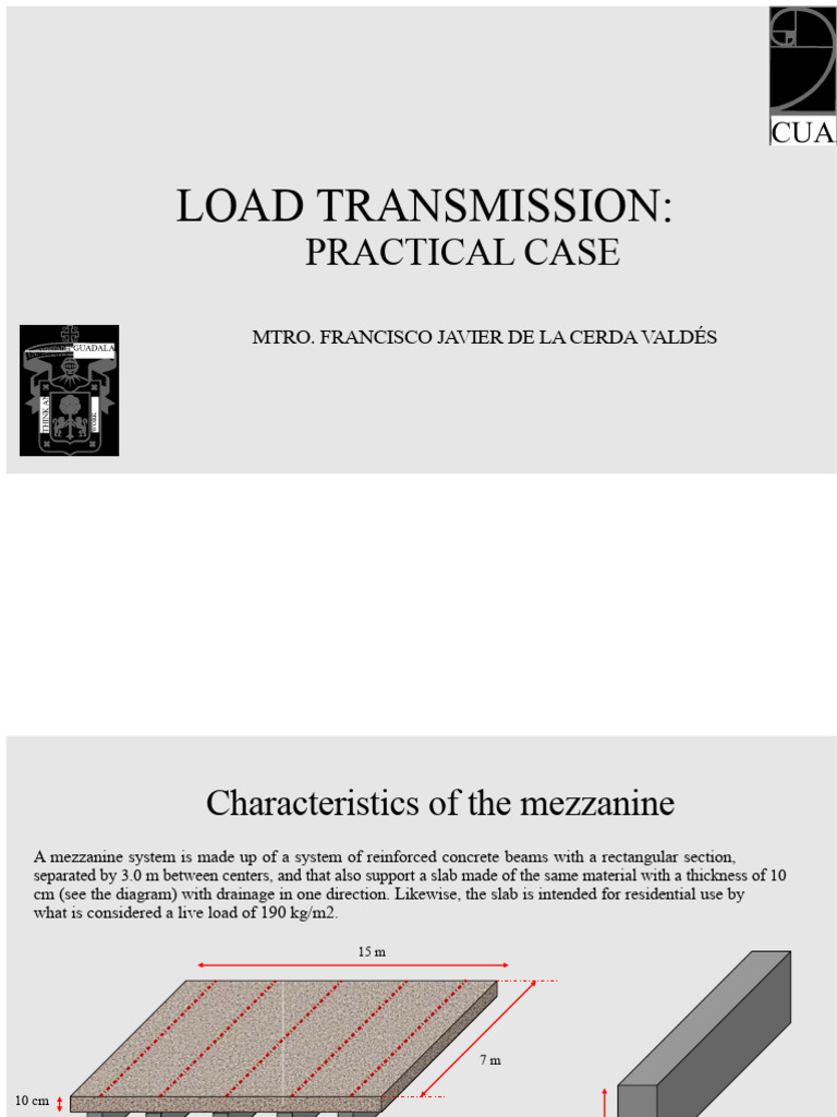 Load Transmission - Practical Case | PDF | Beam (Structure ...