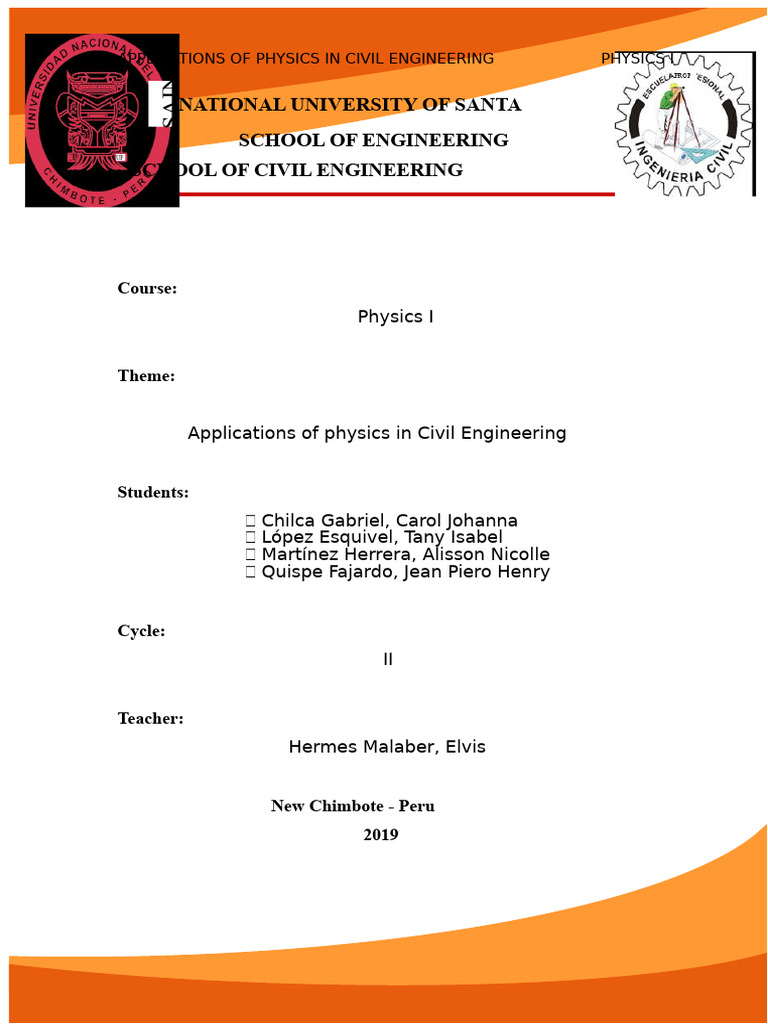Physics Applications in Civil Engineering | PDF | Bending | Beam ...