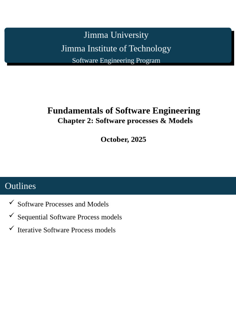 Software Engineering Processes & Models | PDF | Software Testing ...