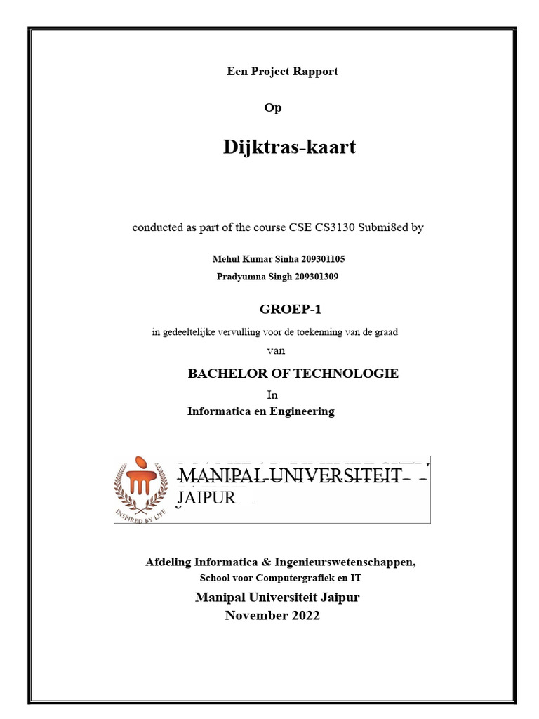 Daa Project Rapport 2 | PDF