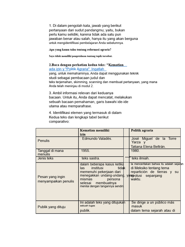 Kegiatan Integratif 1 Modul 3 | PDF