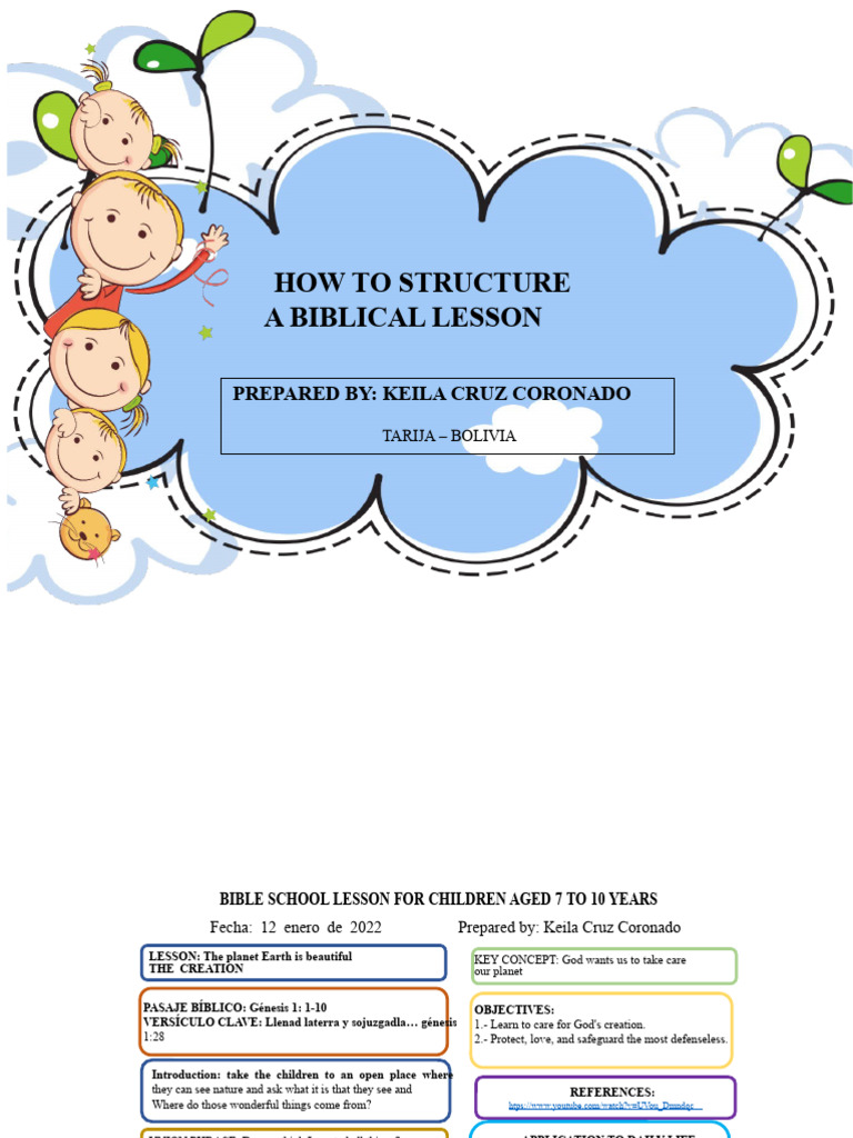 Biblical Lesson on Caring for Creation | PDF | Genesis Creation ...