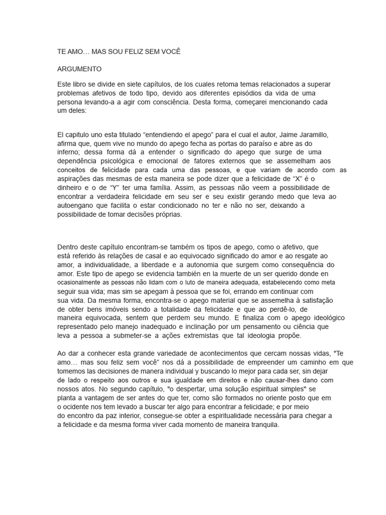 Superando o Apego e Encontrando a Felicidade | PDF | Felicidade ...