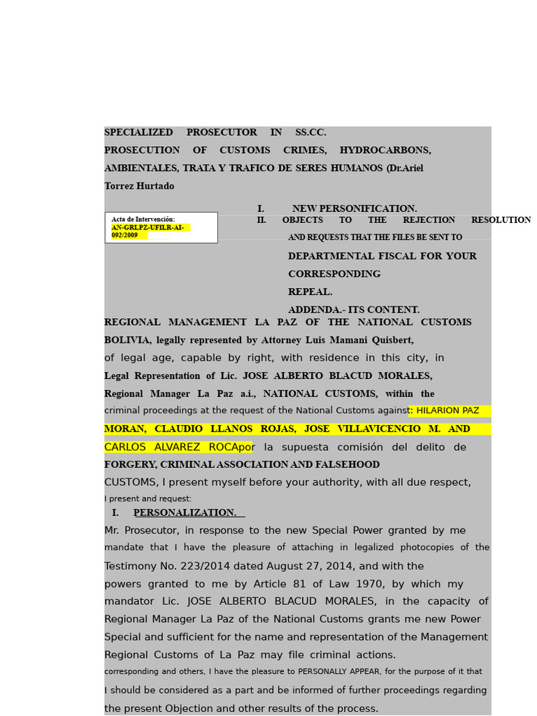 Customs Crime Prosecution Case Reopening | PDF | Prosecutor | Complaint