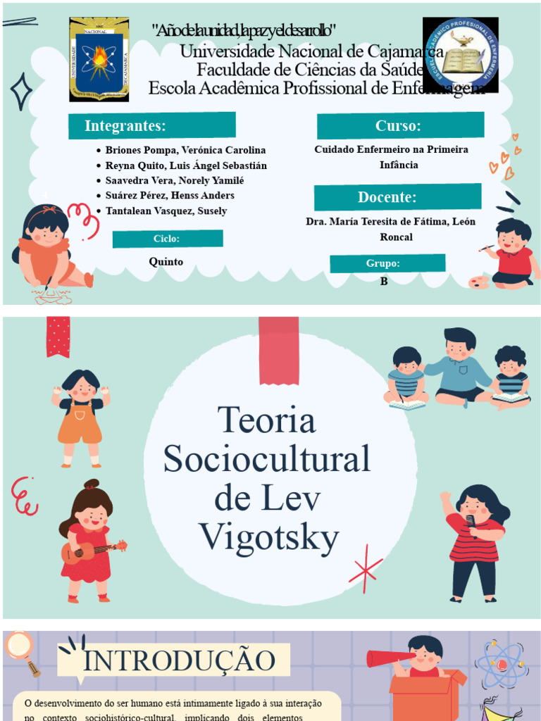Teoria Sociocultural de Vygotsky na Educação | PDF | Aprendizado ...