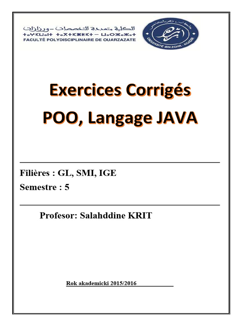 Zadanie Java Z Poprawkami IGE | PDF
