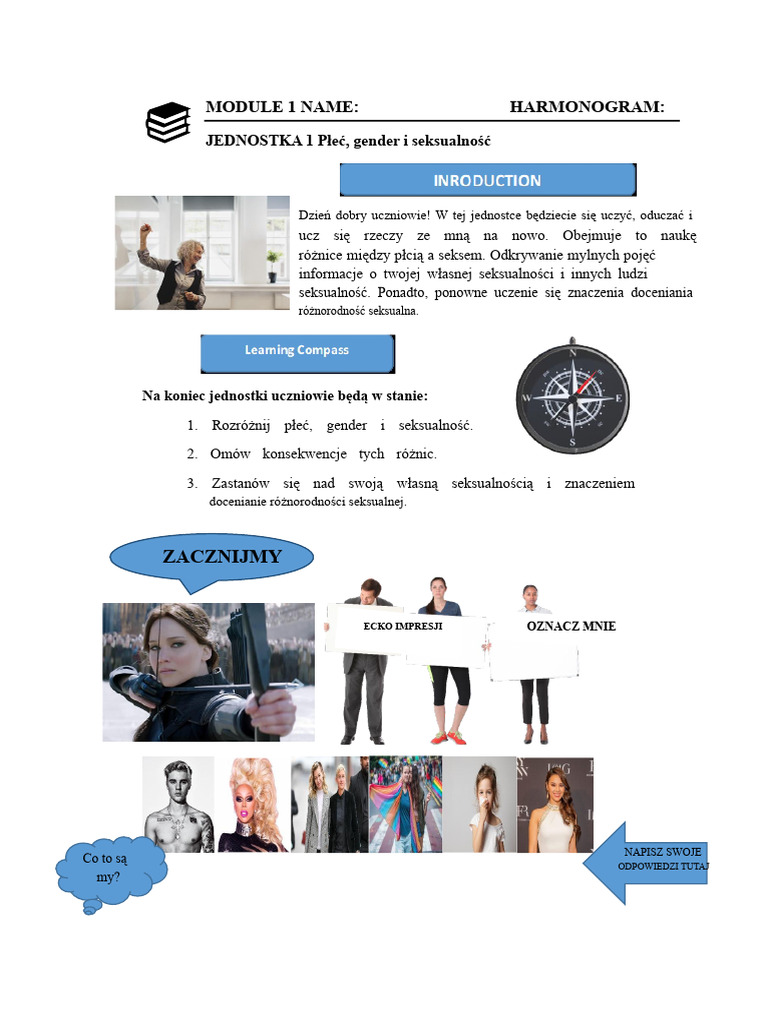 SSP 101 Moduł 1 Unit 1WRZ 14 19 | PDF