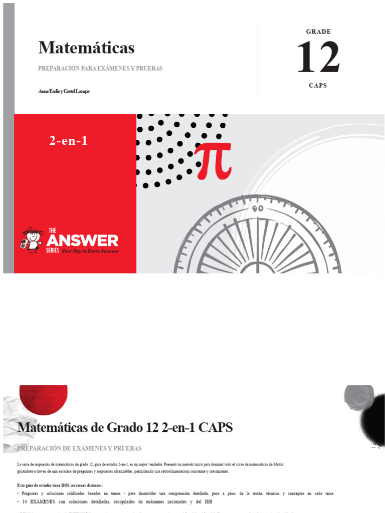 Guía de Estudio de Matemáticas Grado 12 | PDF | Pensamiento | Matemáticas