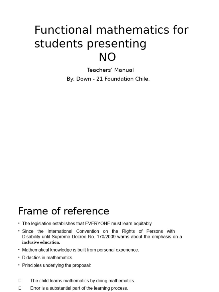 Functional Mathematics Teaching Guide | PDF | Multiplication | Mathematics