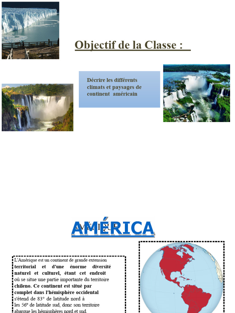 Climat et paysages de l'Amérique | PDF | Climat | Désert