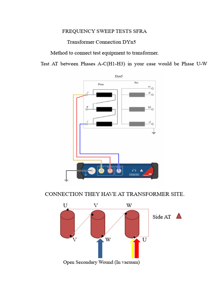 SFRA Transformer Frequency Sweep Tests | PDF | Transformer | Power ...