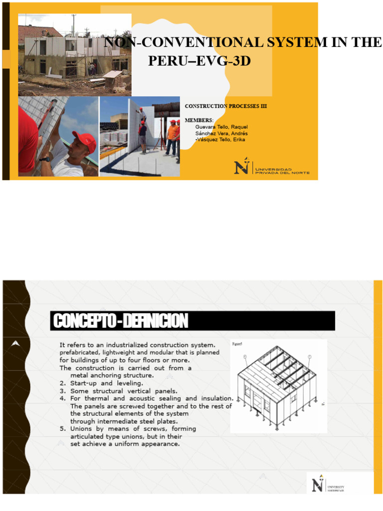 Non-Conventional Prefabricated Construction | PDF | Concrete | Wall