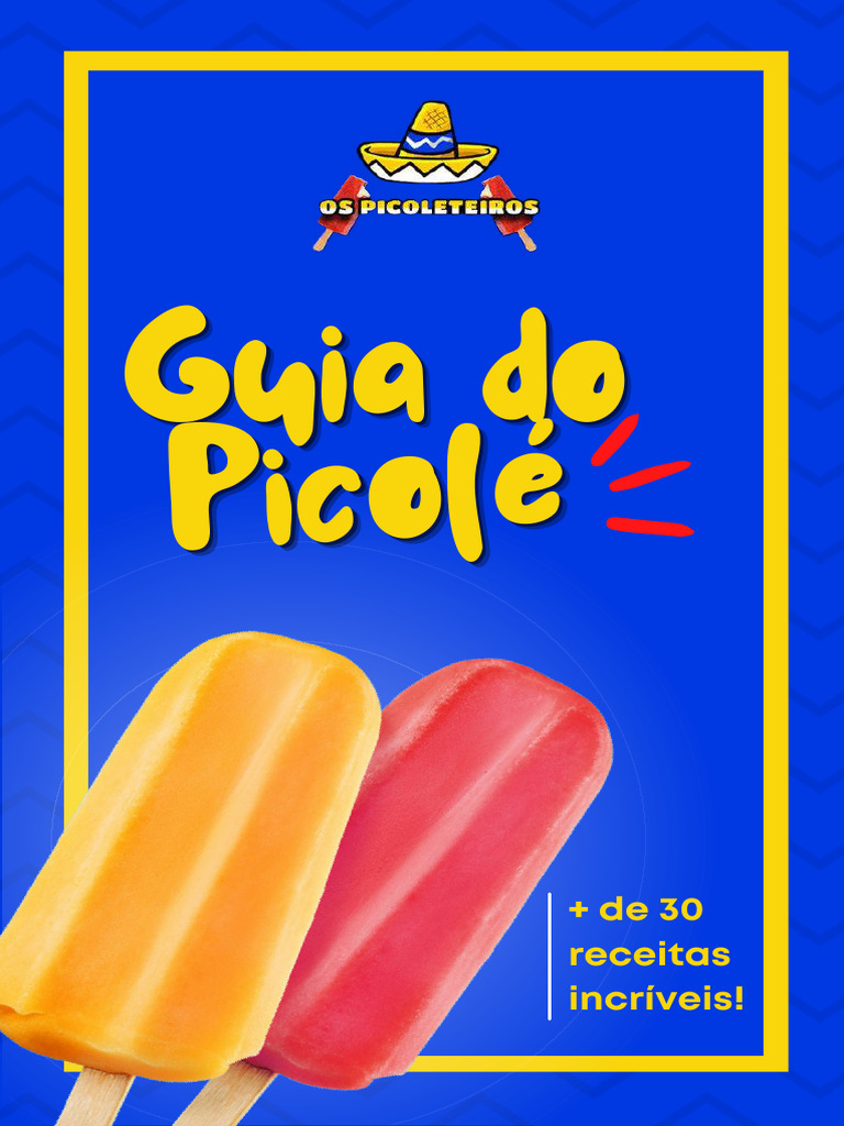 30+ Receitas de Picolés Deliciosos | PDF | Chocolate | Leite