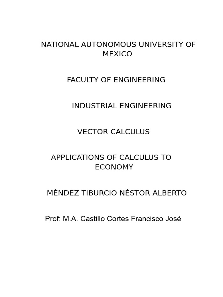 Calculus Applications in Economics | PDF | Average Cost | Profit ...