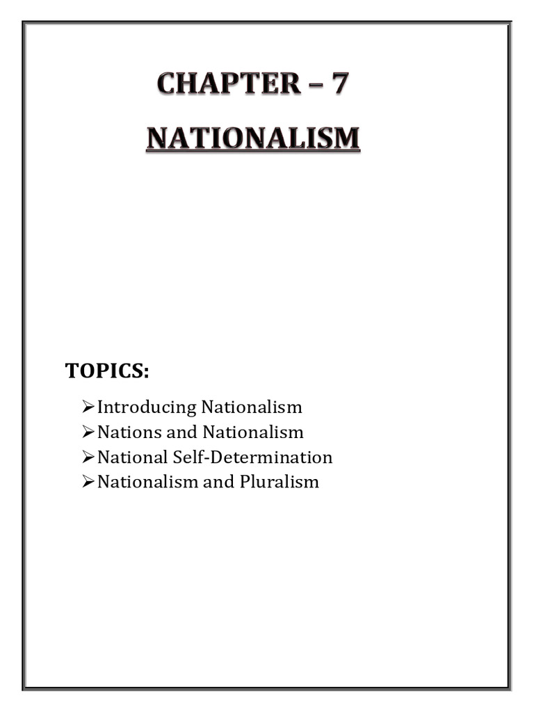 Understanding Nationalism: Concepts & Impact | PDF | Nationalism ...