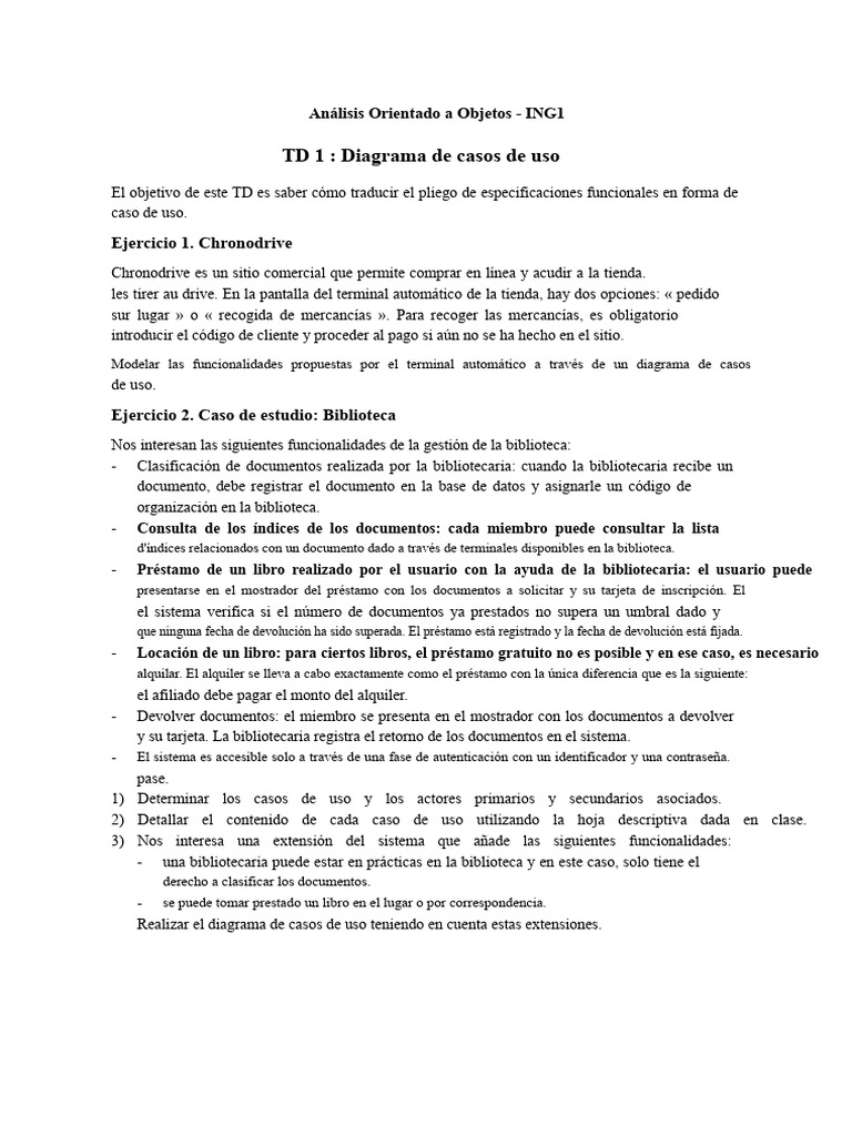 Diagrama de Casos de Uso en Bibliotecas | PDF | Caso de uso | Bibliotecas