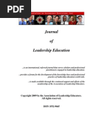 Download Journal of Leadership Education by Vairavan Chinnasamy SN96672084 doc pdf