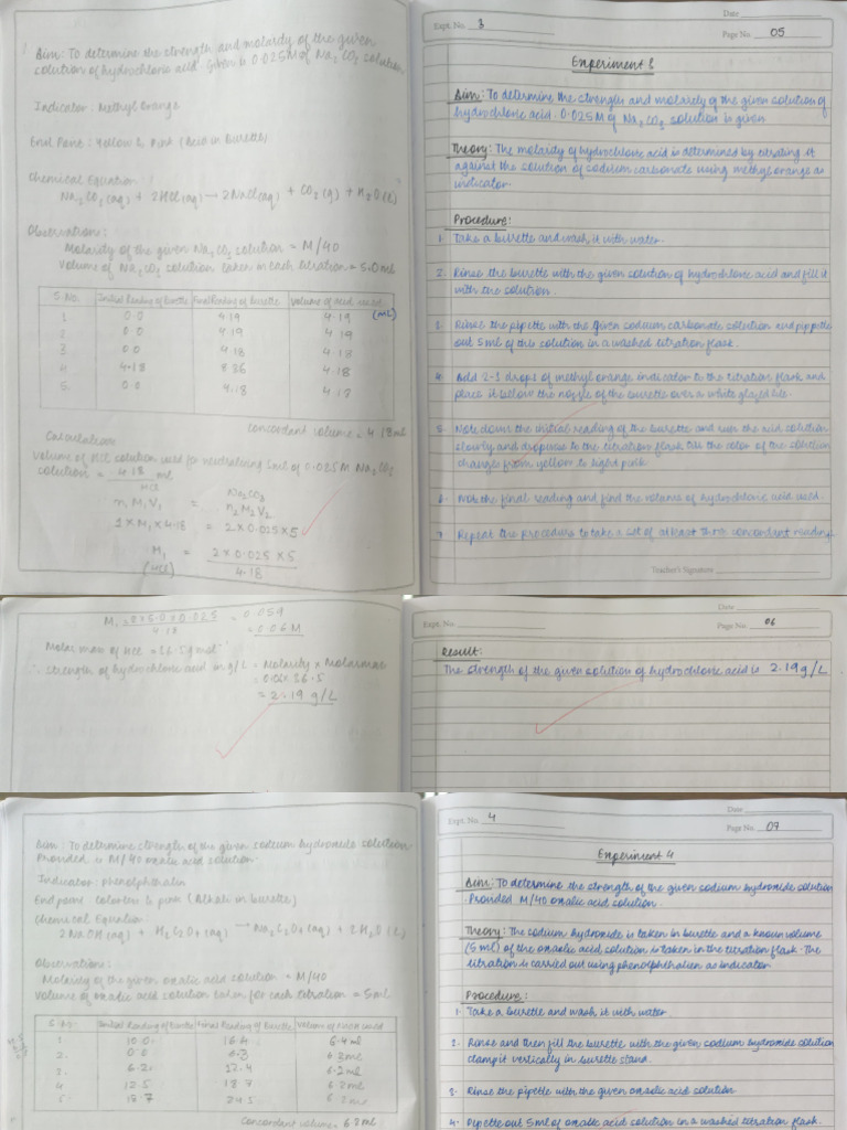 Sodium Hydroxide Solution Analysis | PDF | Analytical Chemistry | Analysis