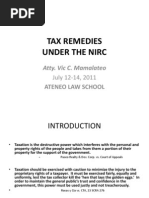 Tax+Remedies Nirc 2011 Ateneo.ppt