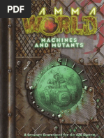 d20 Modern - Gamma World - Machines & Mutants | PDF