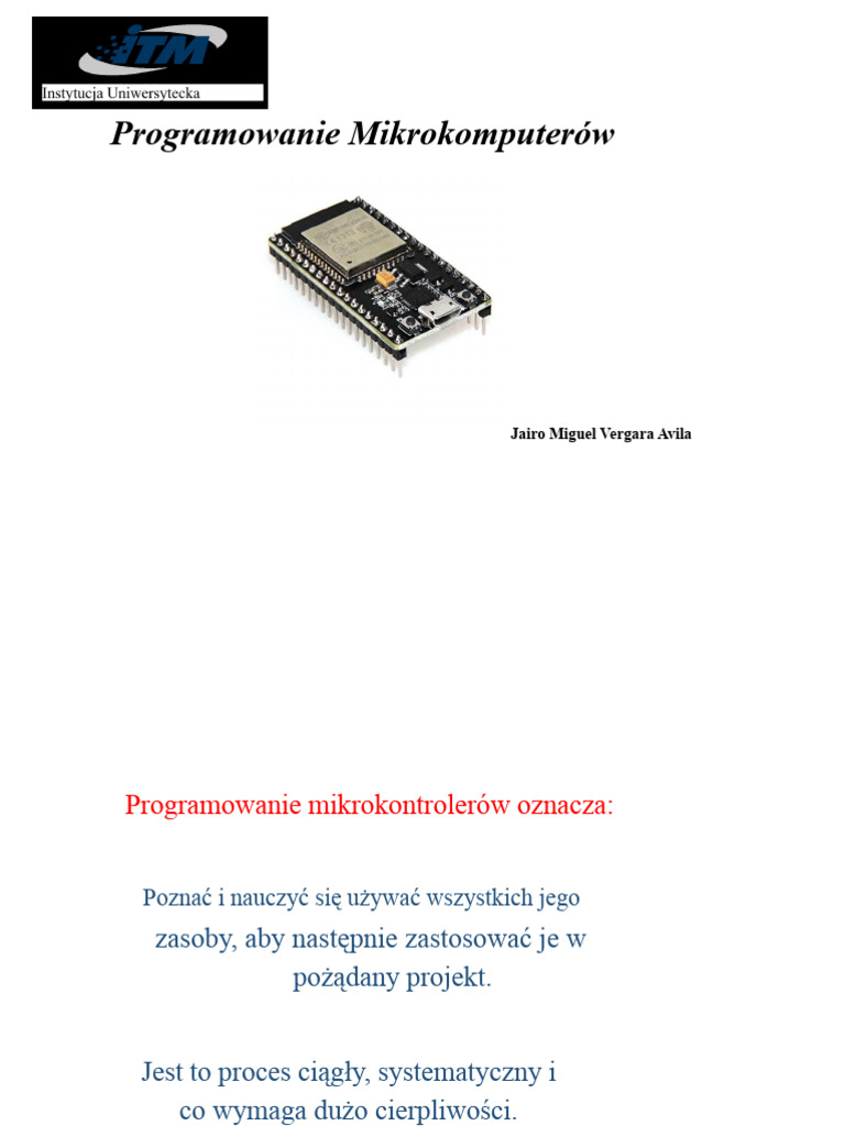 Prezentacja ESP32 | PDF