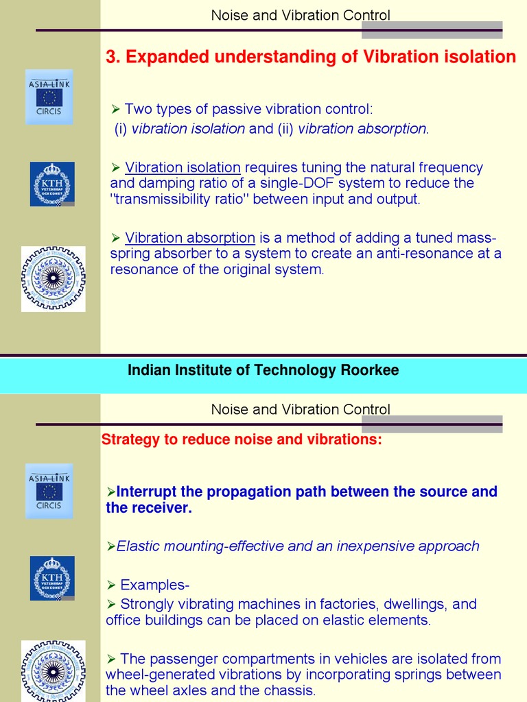 A Detailed Examination of Vibration Isolation Techniques for Noise