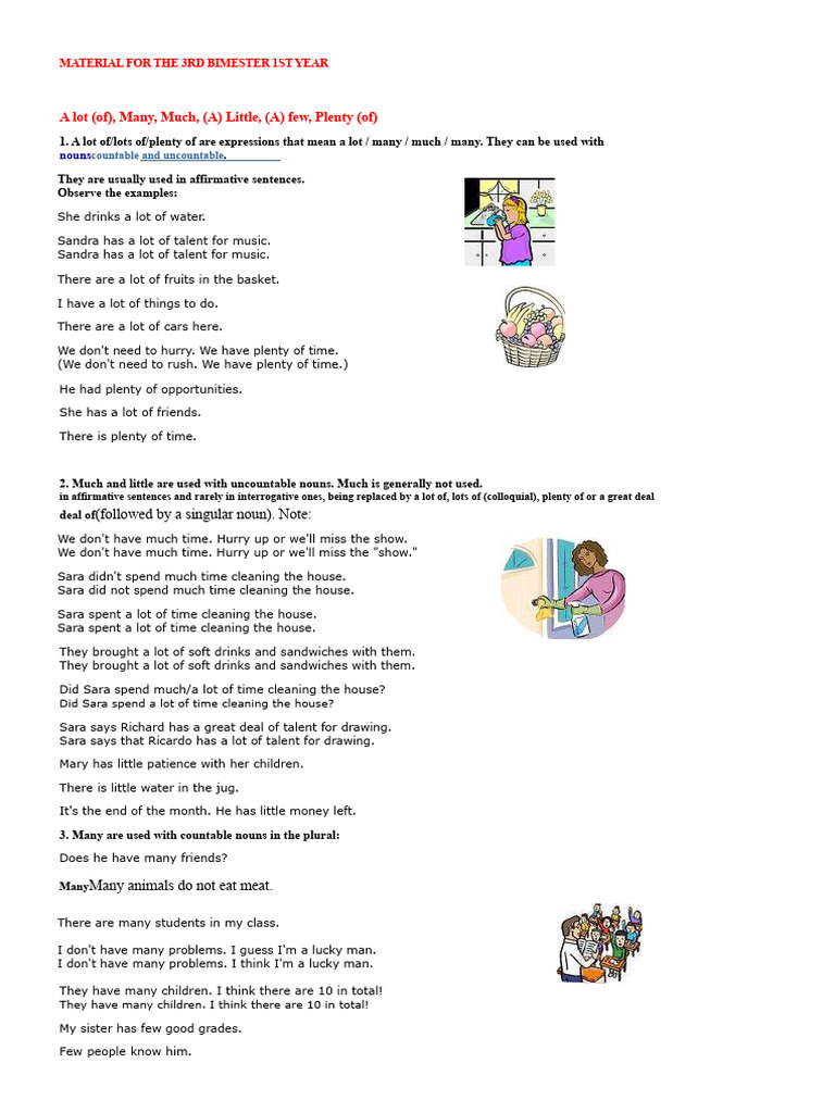 Understanding Quantifiers in English Grammar | PDF | Luiz Inácio Lula ...