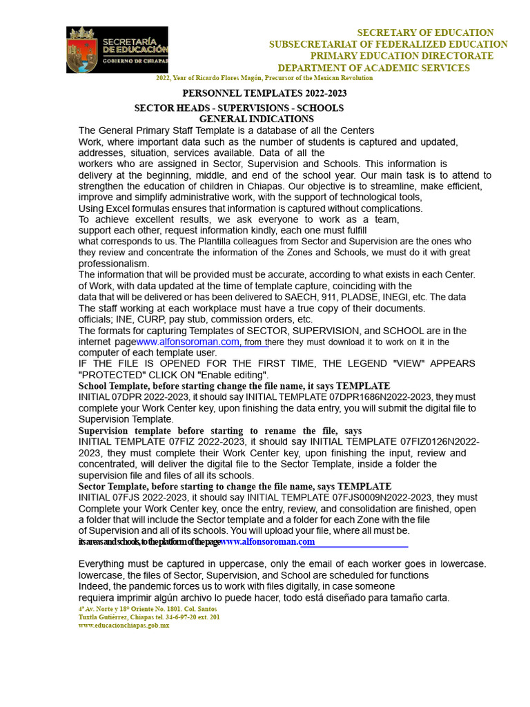 2022-2023 Primary Education Templates | PDF | Computer File ...