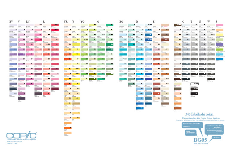 Tabella Dei Colori Con Nomi | PDF