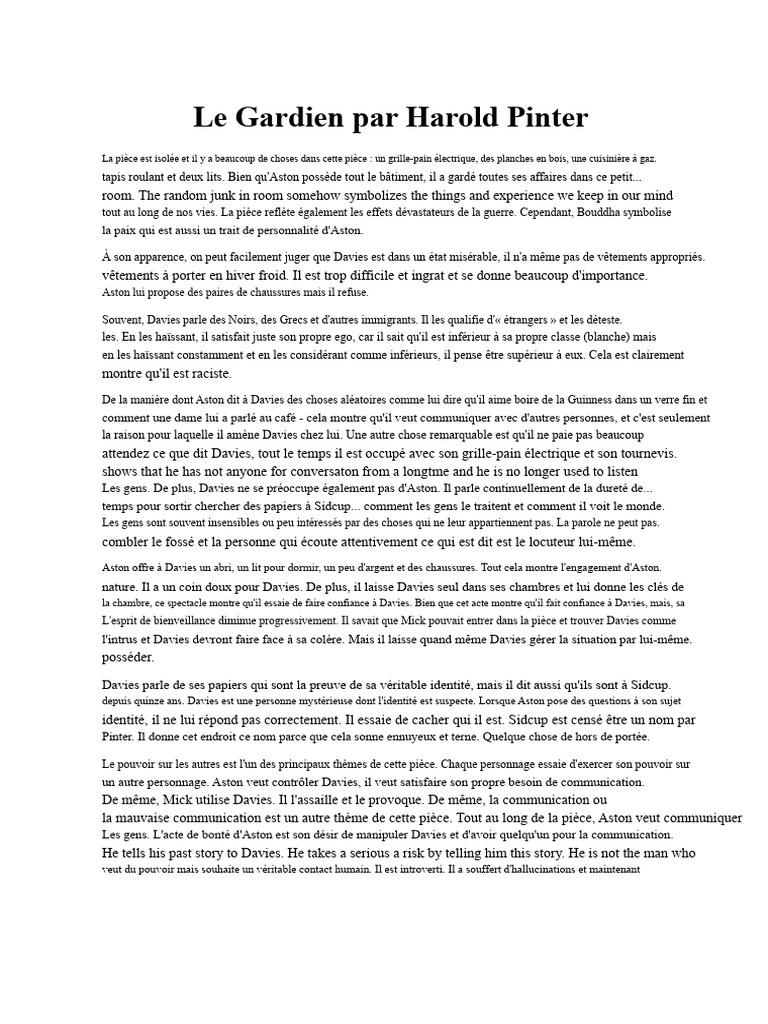 Analyse de 