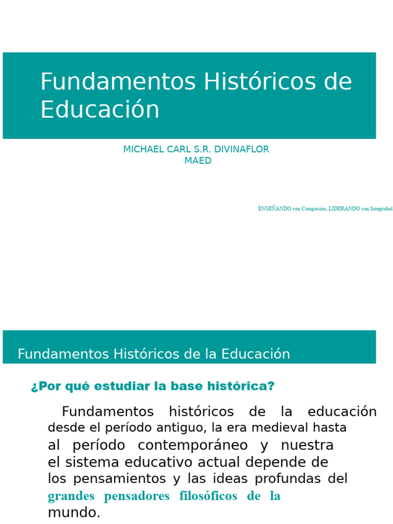 Fundamentos Históricos de La Educación | PDF | neoplatonismo ...