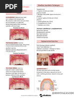 Greater Palatine Nerve Block Technique | PDF | Anesthesia | Injection ...