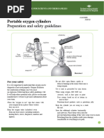 Portable Oxygen Safety Guidelines | PDF | Valve | Equipment