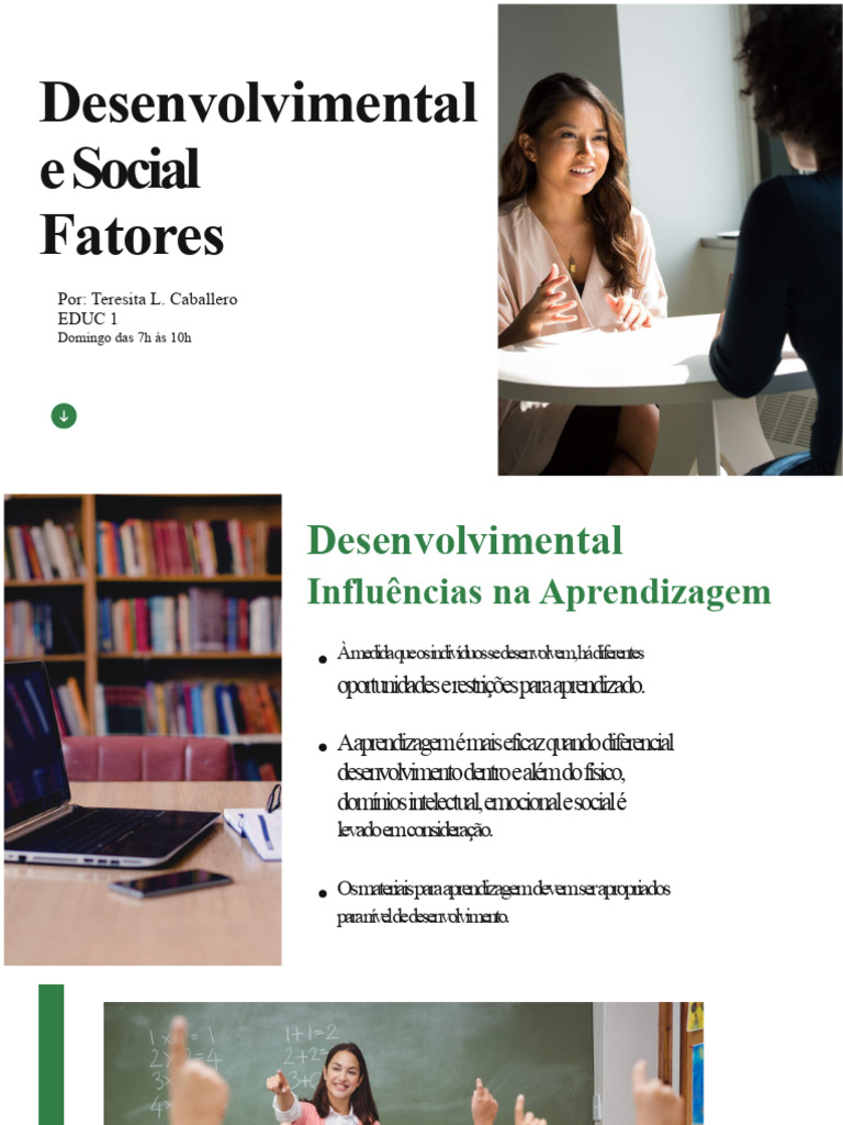 Fatores de Influência na Aprendizagem Social | PDF | Aprendizado ...