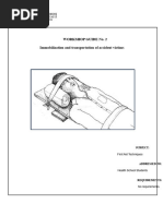 C-Spine Immobilization and Log Roll Guide | PDF | Medical Specialties ...
