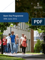 Open Day Programme 30 June 2012 FINAL