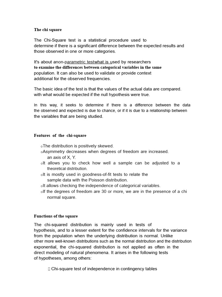 Understanding the Chi-Square Test | PDF | Chi Squared Distribution ...