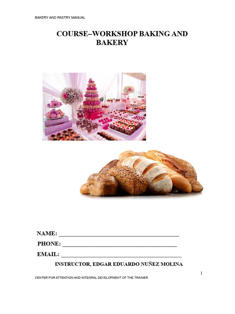 Baking and Pastry Manual | PDF | Breads | Baking