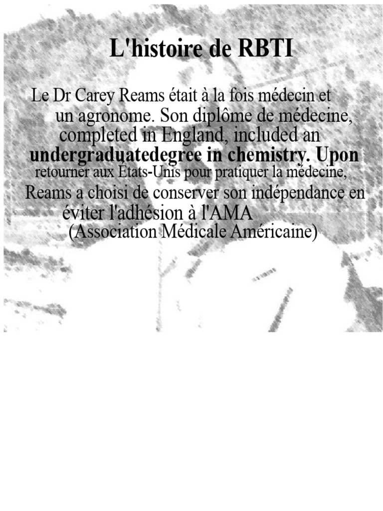 Introduction à la théorie RBTI de Reams | PDF | Urine | Ion