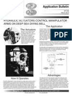 Hydraulic Rotary Actuators Control Manipulator Arms on Deep Sea Diving Bell