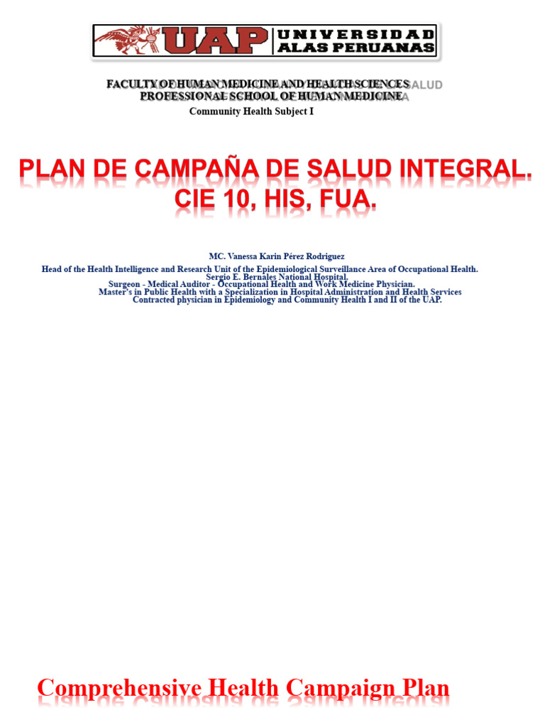Comprehensive Health Campaign Plan | PDF | Health Care | Medical Diagnosis