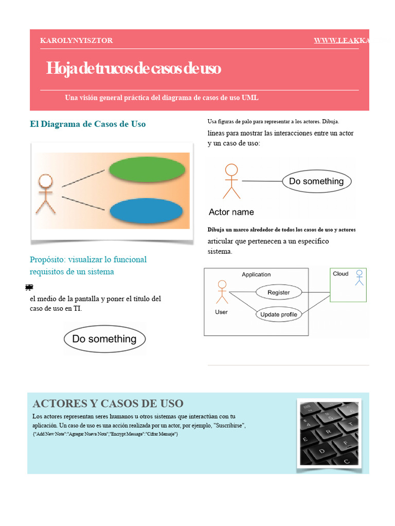 Guía de Diagrama de Casos de Uso UML | PDF
