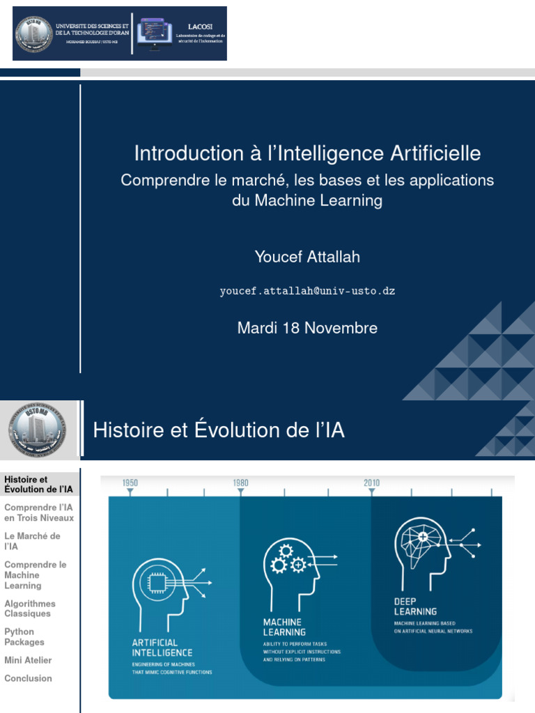Introduction à l'Intelligence Artificielle | PDF | Intelligence ...