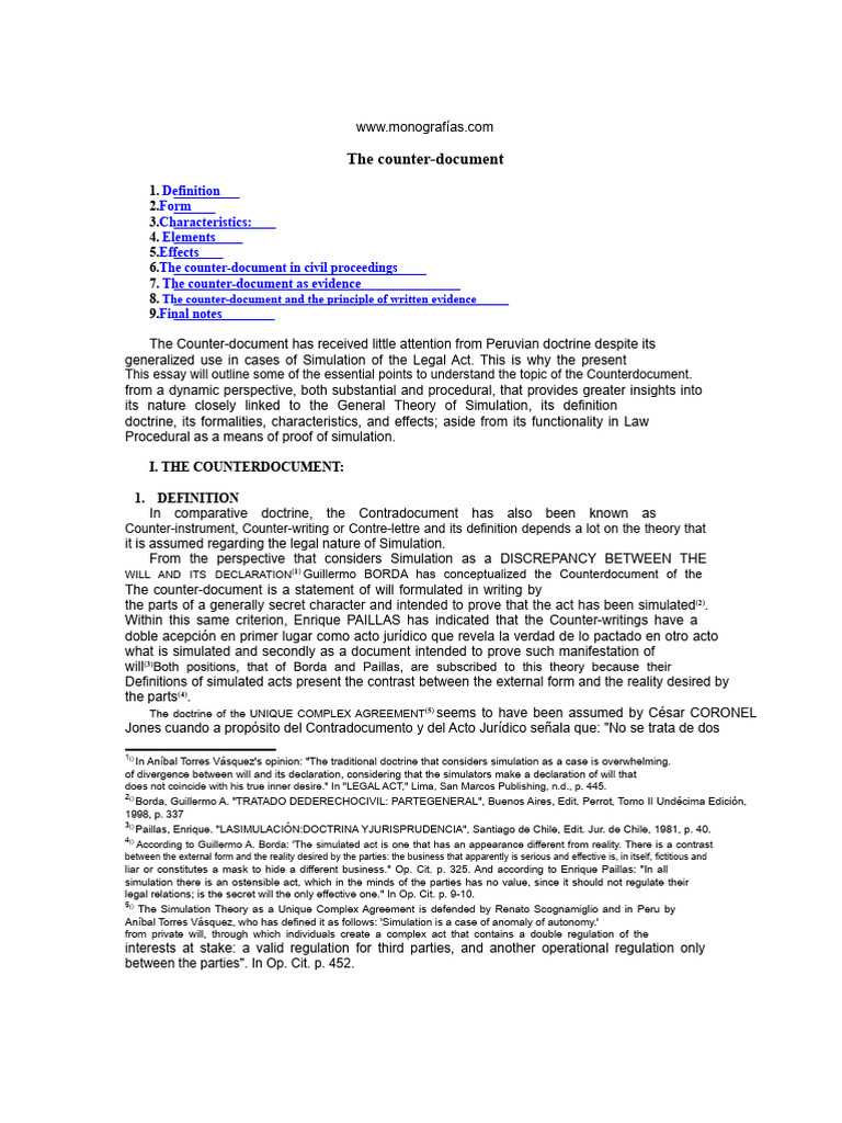 Understanding the Counter-Document in Law | PDF | Evidence | Notary Public