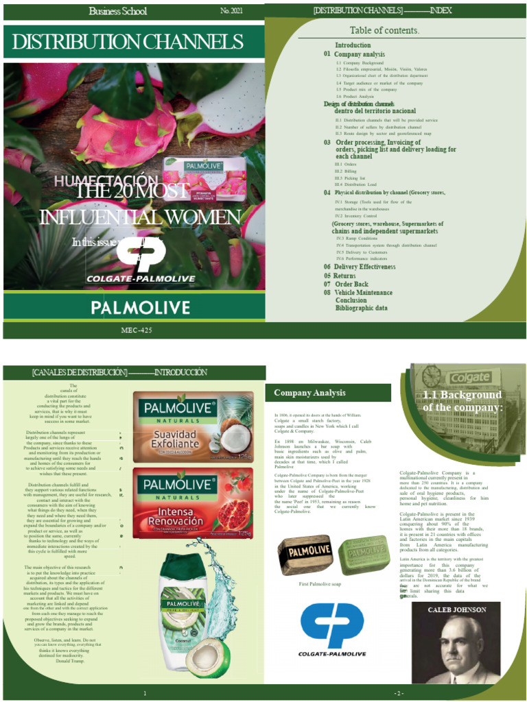 Colgate-Palmolive Distribution Strategy | PDF