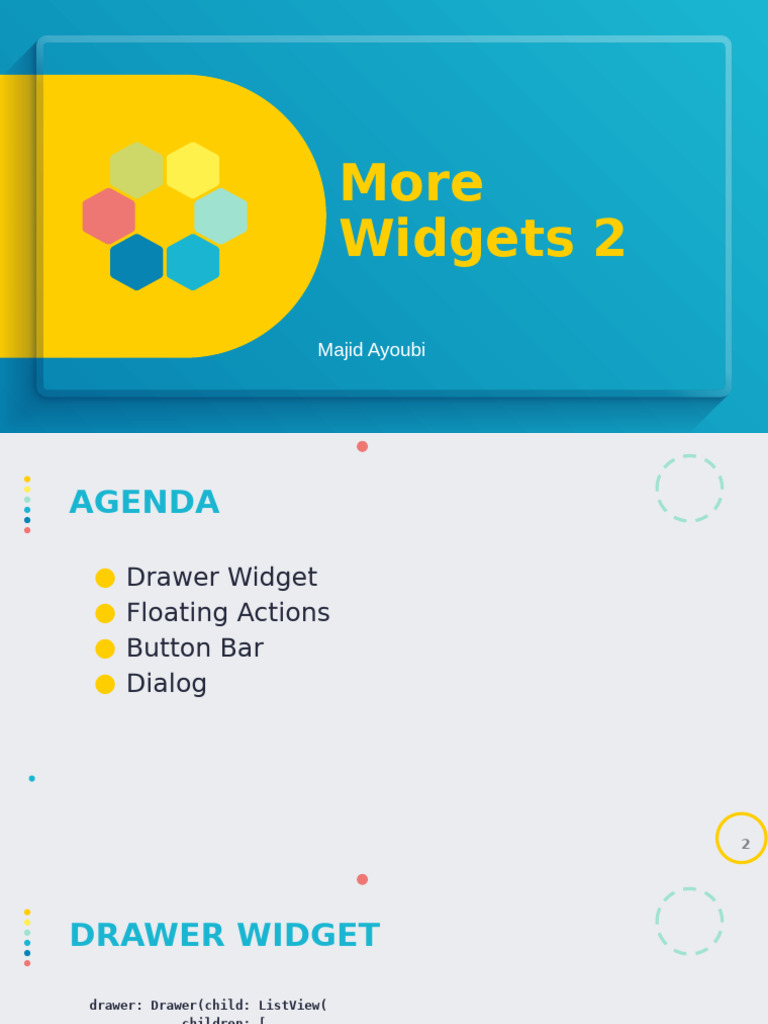 Lecture 7 More Widgets - 095152 | PDF