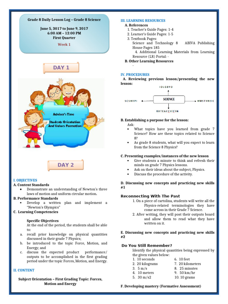 Grade 8 Physics: Forces and Motion Guide | PDF | Force | Tension (Physics)