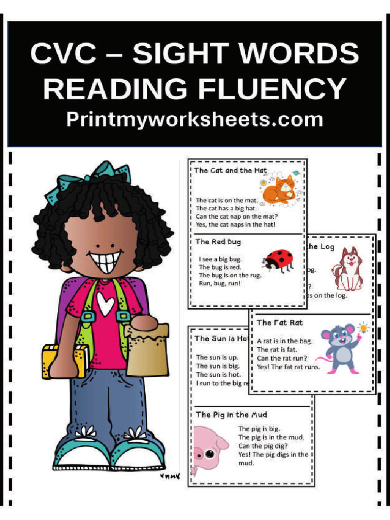 Kindergarten CVC Reading | PDF